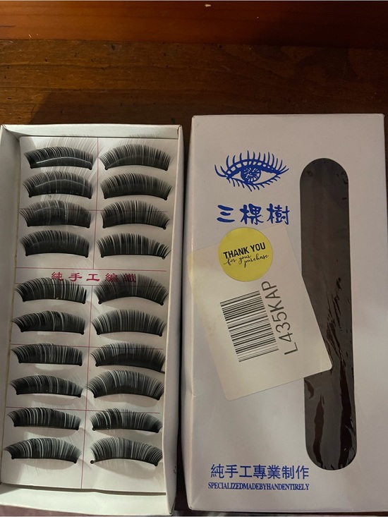 Other - 10 pair False Eyelashes Tray Set - Black. New in box!